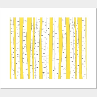 Aspen Forest Yellow Posters and Art